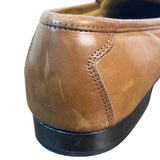Johnston & Murphy Men’s Tan Leather Breland Kiltie Tassel Saddle Loafer Sz 9.5M