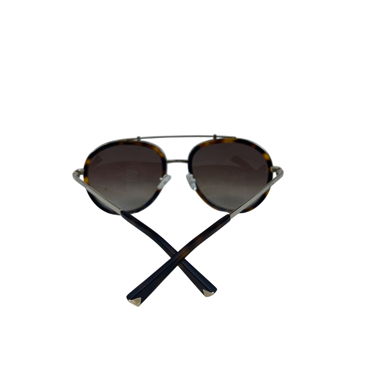 Kendall + Kylie Womens Brown Tortoise Metal Jules Oval Sunglasses KK5005 215