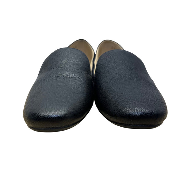 Naturalizer Women’s Black Leather Comfortable Slip-On  Emiline Loafers Size 8W