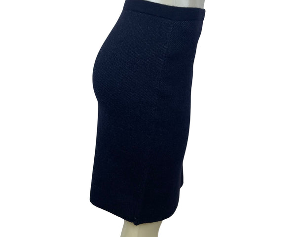 Eileen Fisher Womens Black Pencil Skirt Stretch Comfortable Chic Size L