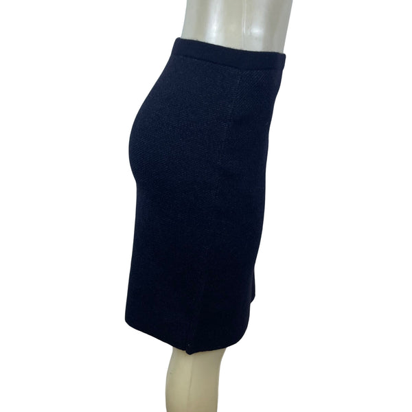 Eileen Fisher Womens Black Pencil Skirt Stretch Comfortable Chic Size L