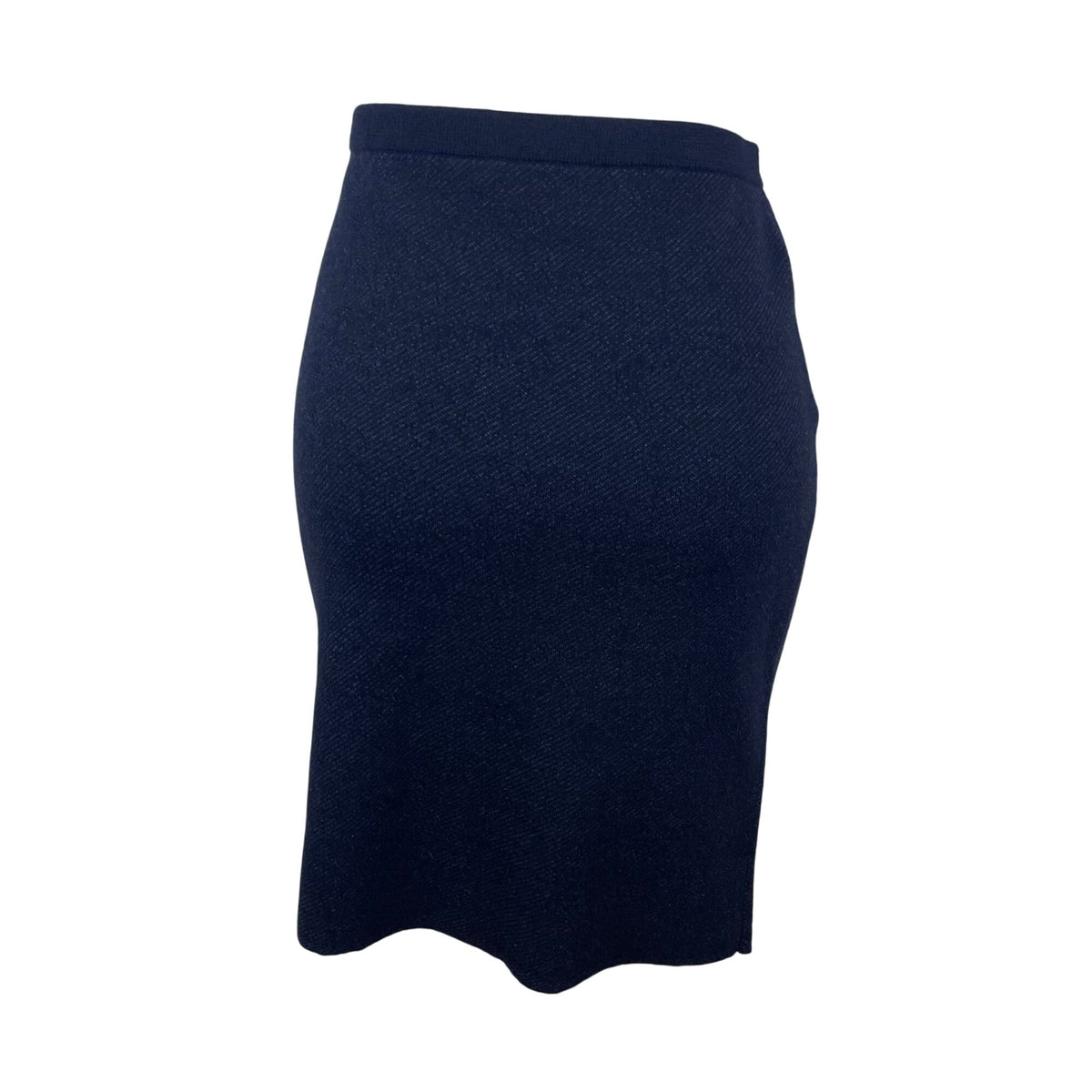 Eileen Fisher Womens Black Pencil Skirt Stretch Comfortable Chic Size L