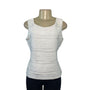Calvin Klein Women's White Sleeveless & Textured Top Sz PM - New