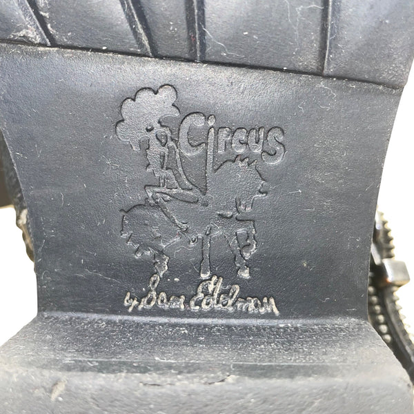 Circus By Sam Edelman Women’s Black Leather Graham Combat Boots Size 8M
