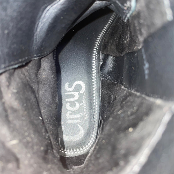 Circus By Sam Edelman Women’s Black Leather Graham Combat Boots Size 8M