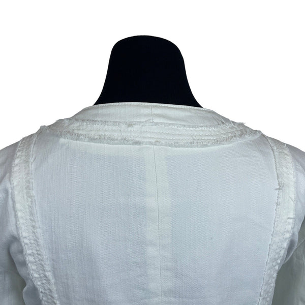 Armani Collezioni Women's White Jean Jacket Sz 38 (US 7)