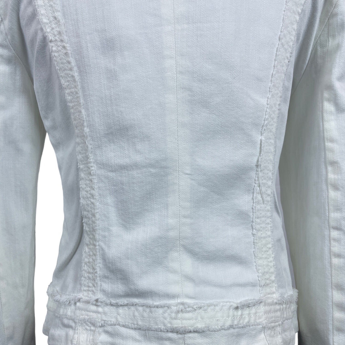 Armani Collezioni Women's White Jean Jacket Sz 38 (US 7)