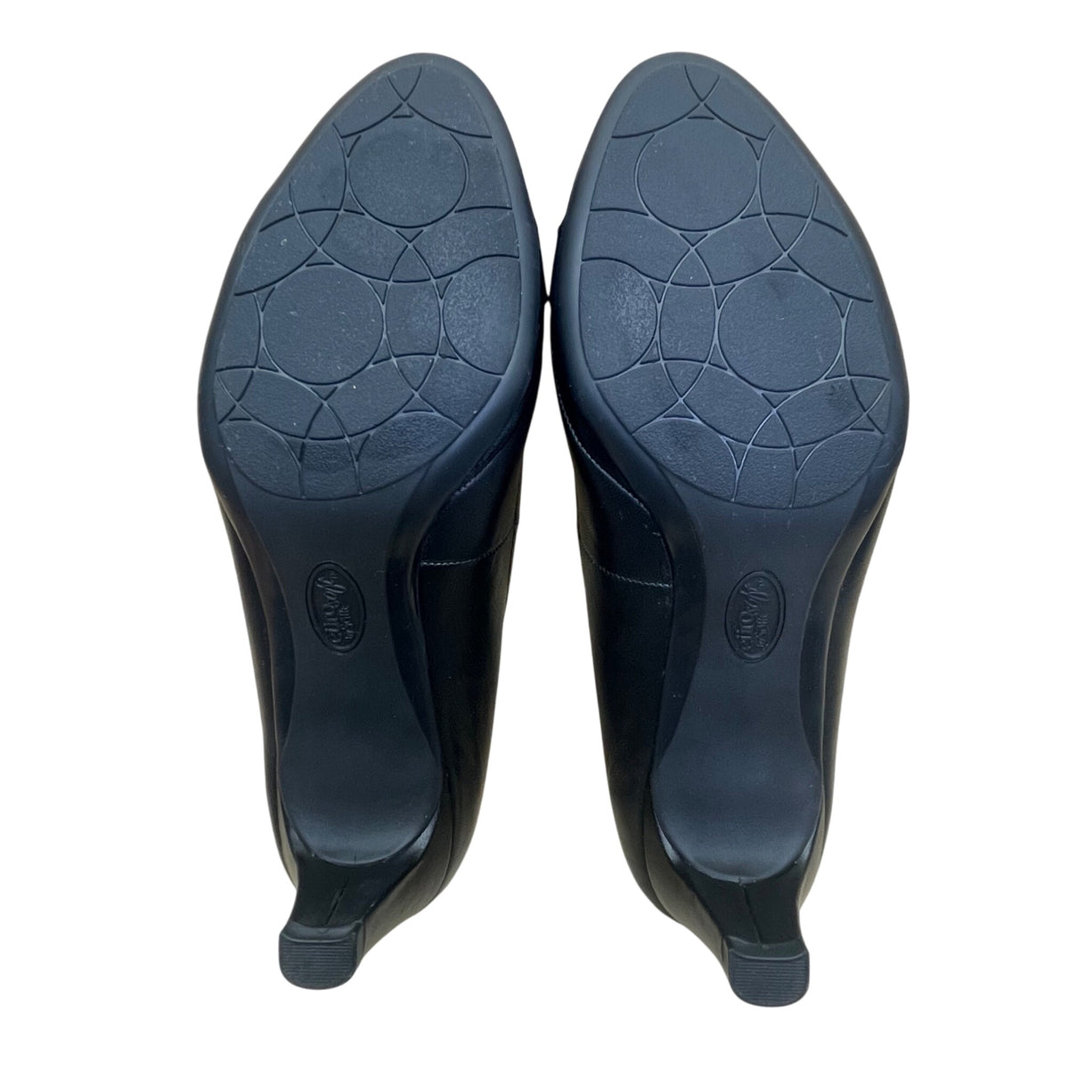 Eurosoft By Sofft Women’s Black Faux Leather Mid Heel Tahlia Pumps Size 8.5M