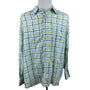 Tommy Bahama Men's Green Plaid Relaxed Linen Button Up Shirt Shirt Sz XL