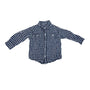 Janie And Jack Baby Boy Navy & White Gingham Button-Down Shirt Size 12-18 M