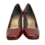 Circa Joan & David Women’s Red Patent Leather Marzipan Square Toe Heels 9.5M