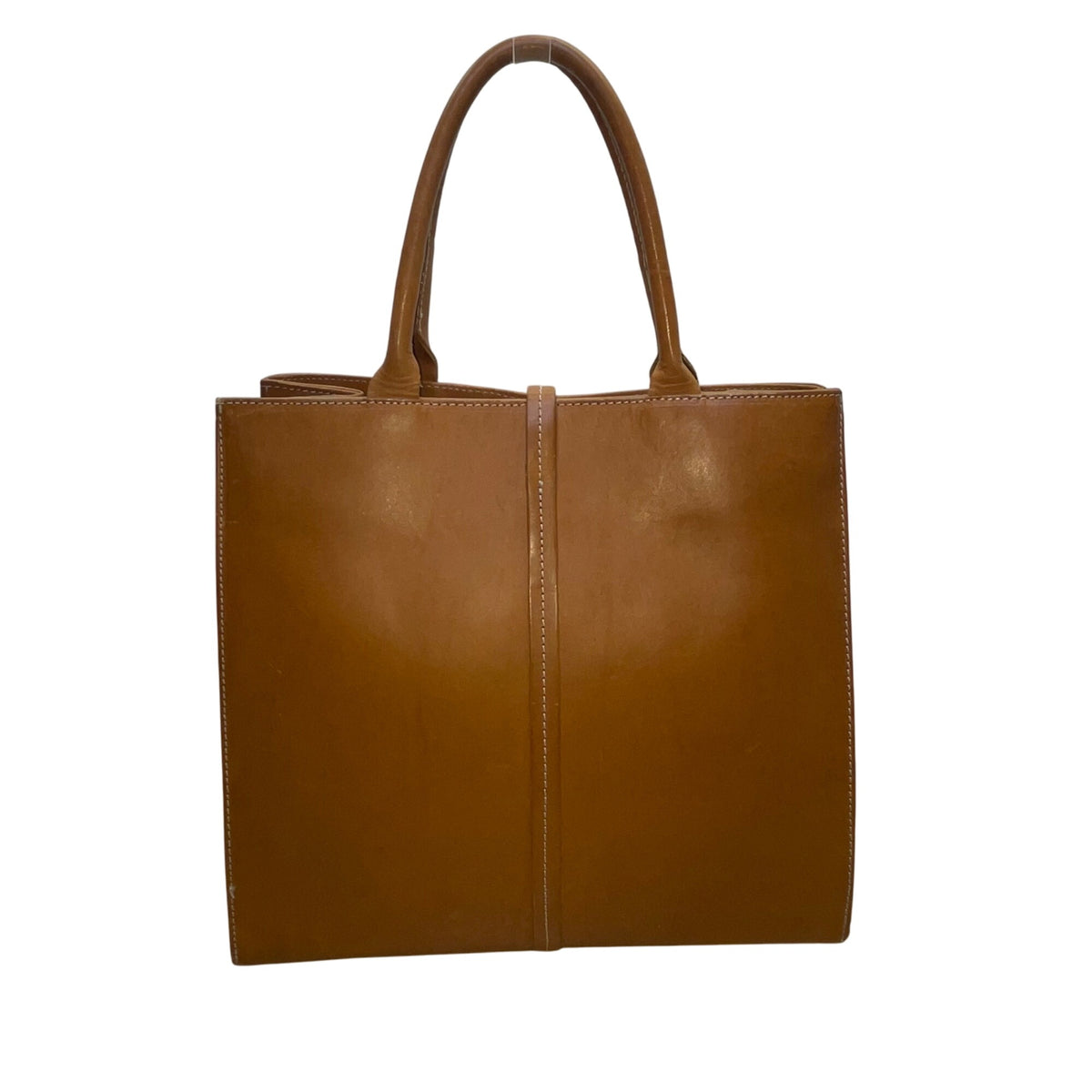 GUIA’S Women's Brown Genuine Leather Handcrafted In Italy  Belt closure Tote Bag