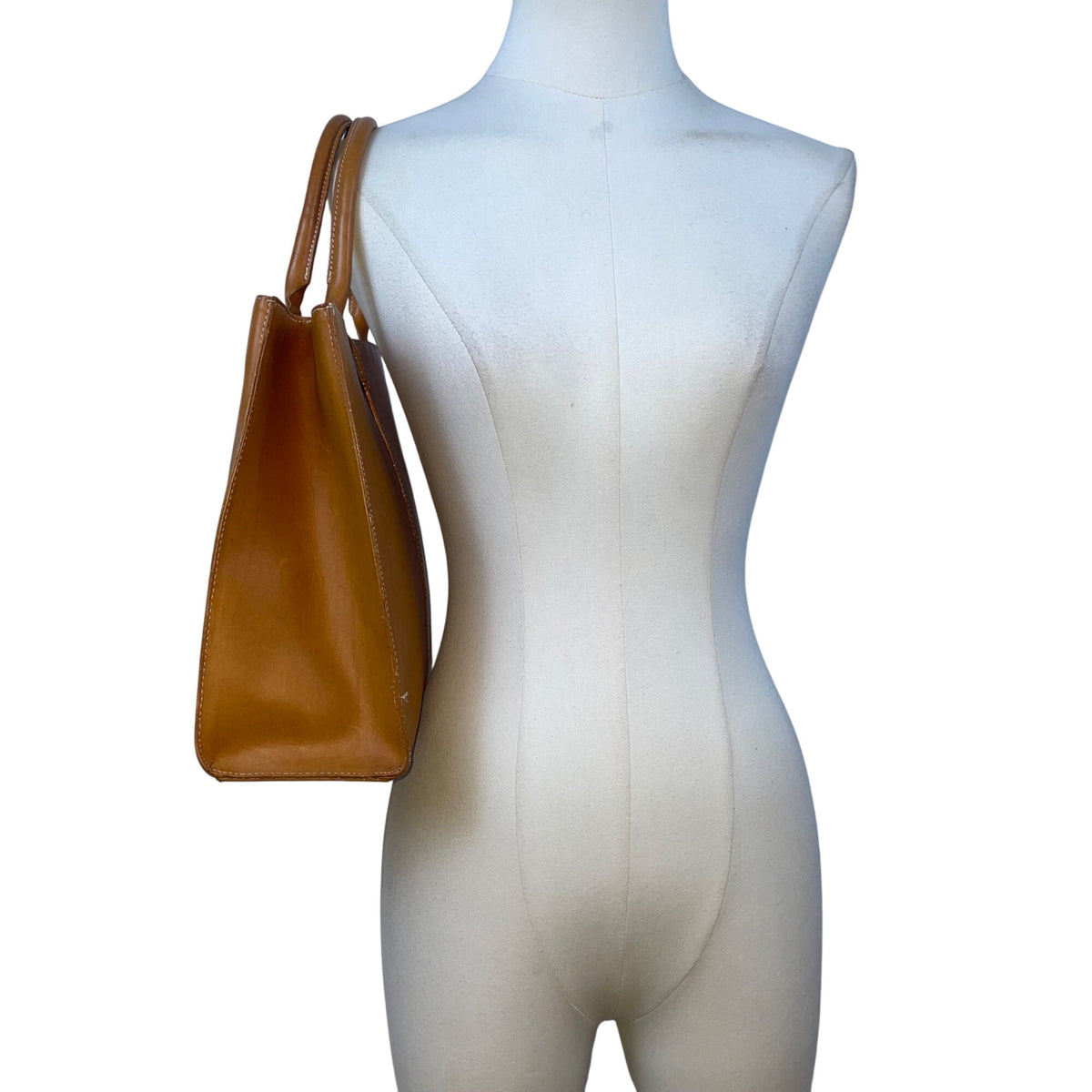 GUIA’S Women's Brown Genuine Leather Handcrafted In Italy  Belt closure Tote Bag