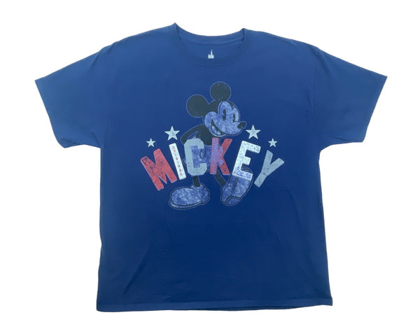 Hanes Men's Blue Mickey Disney Parks T-Shirt Sz XL