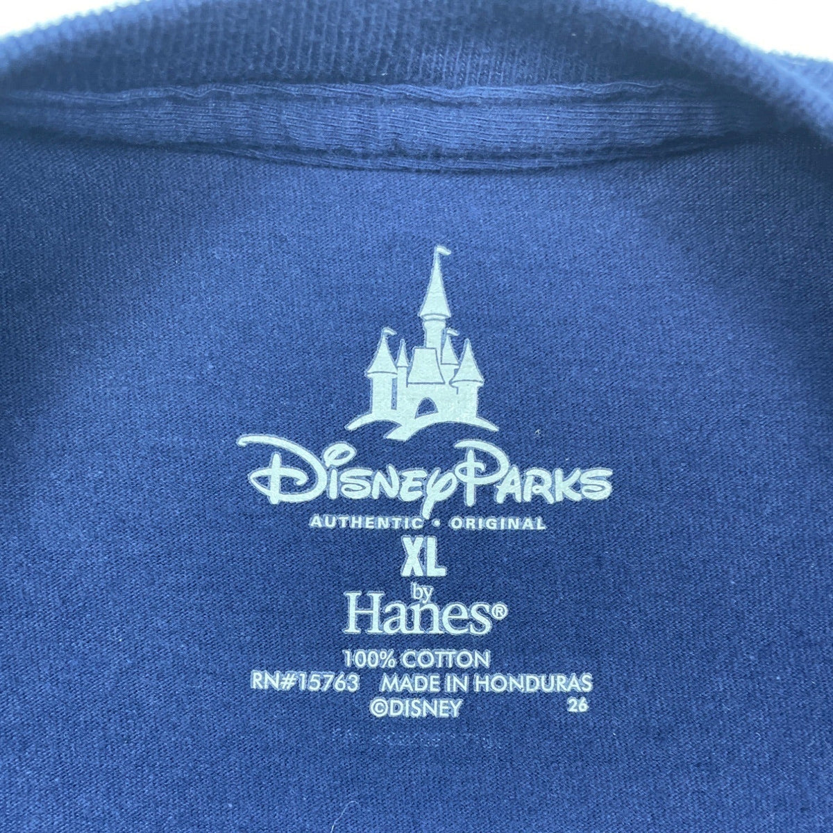 Hanes Men's Blue Mickey Disney Parks T-Shirt Sz XL