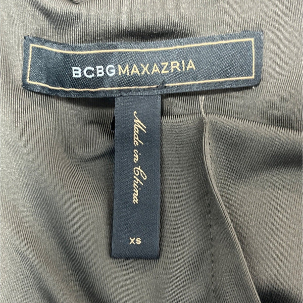 BCBG Maxazria Women's Brown Sleeveless Sheath Mini Dress XS