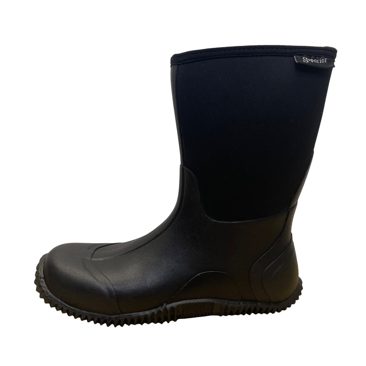 Statesman Unisex Black Rubber Field Runner Waterproof Insulated Boots Sz M11/W12