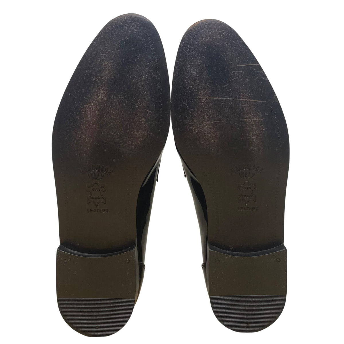 Adolfo men’s Black Patent Leather Elegant Slip-On Dress Loafers Shoes Size 7.5