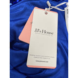 JJ’s House Women’s Royal Blue Sequin Mini Dress With Spaghetti Straps Sz S - New