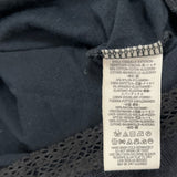 Free People Black Lace Sleeveless Mini Dress Sheer Details Size XS