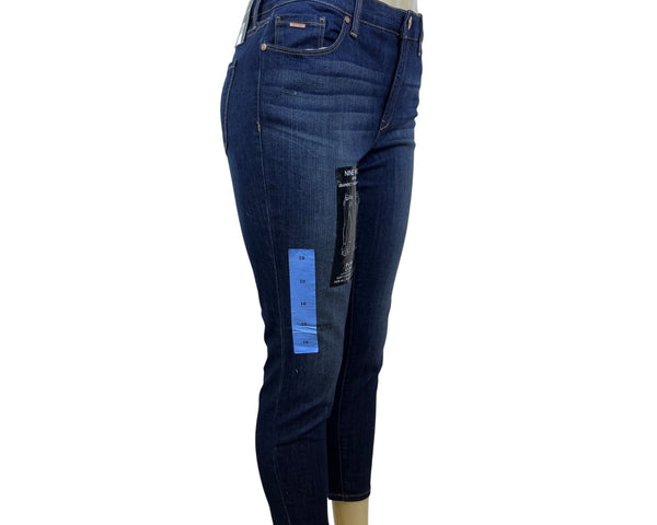 Nine West Womens Dark Blue Denim Gramercy Skinny Ankle Jeans Size 10 - New