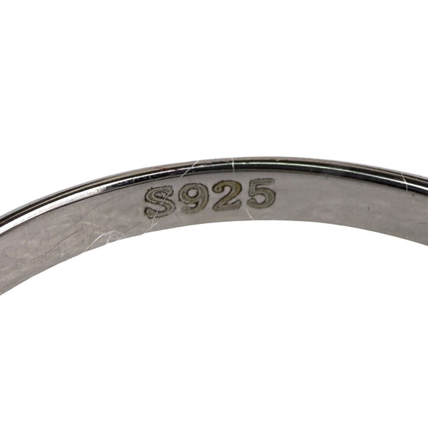 GRA Moissanite Womens Silver Tone Solitaire Ring S925 Certificate Size 6