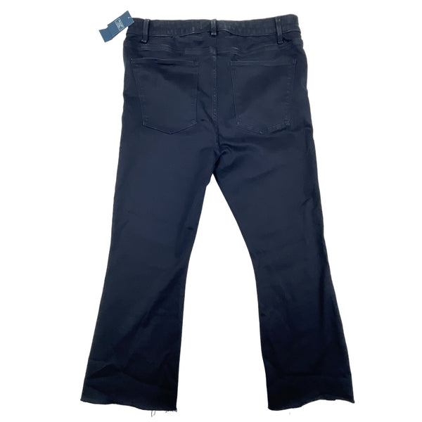 Abercrombie & Fitch High Rise Ankle Flare Black Jeans 32 New