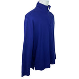 Polo Ralph Lauren Mens Blue Cotton 1/4 Zip Pullover Sweater Size XXL - New
