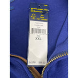 Polo Ralph Lauren Mens Blue Cotton 1/4 Zip Pullover Sweater Size XXL - New