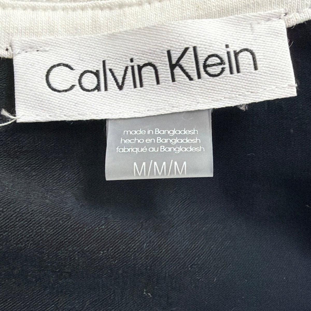 Calvin Klein Women's Black Cotton Logo T-Shirt Dress Size M Casual Style - New