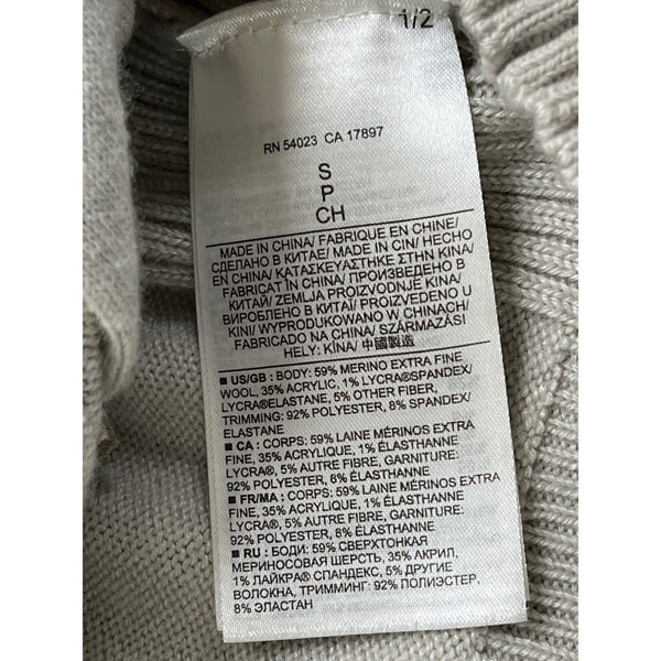 Banana Republic Women’s Taupe & Gray Moto Jacket Zipper Accent Sz S