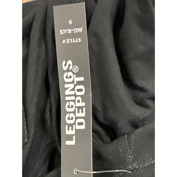 Leggings Depot High-Waisted Black Jeggings With Pockets Size S - New