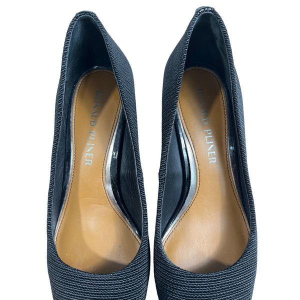 Donald Pliner Women’s Black Suzette Pointed Toe Blocked Heels Size 6M