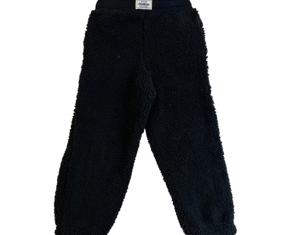 Oshkosh Toddler Black Sweatpants 4T Cozy Elastic Waistband Casual Style - New