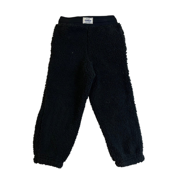 Oshkosh Toddler Black Sweatpants 4T Cozy Elastic Waistband Casual Style - New