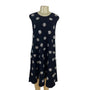 Michael Kors Black Sleeveless Rhinestone Embellished A-Line Dress XL - New