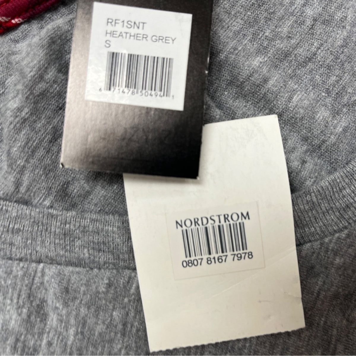 Cozy Zoe Women’s Heather Gray Lounge Set W/ Red Plaid Star and Shorts Sz S - New