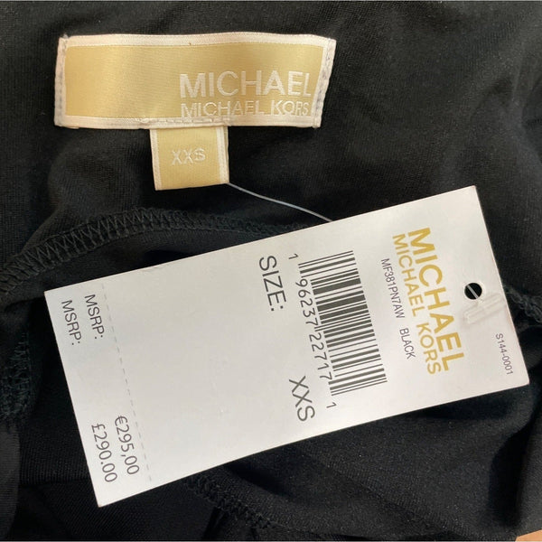 Michael Kors Women's Black Zip Up Dress Sz XXS - NWT