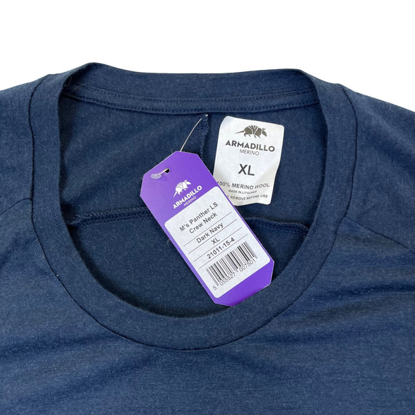 Armadillo Merino Men's Dark Blue Set With Long Sleeve Top & Bottom Sz XL - New