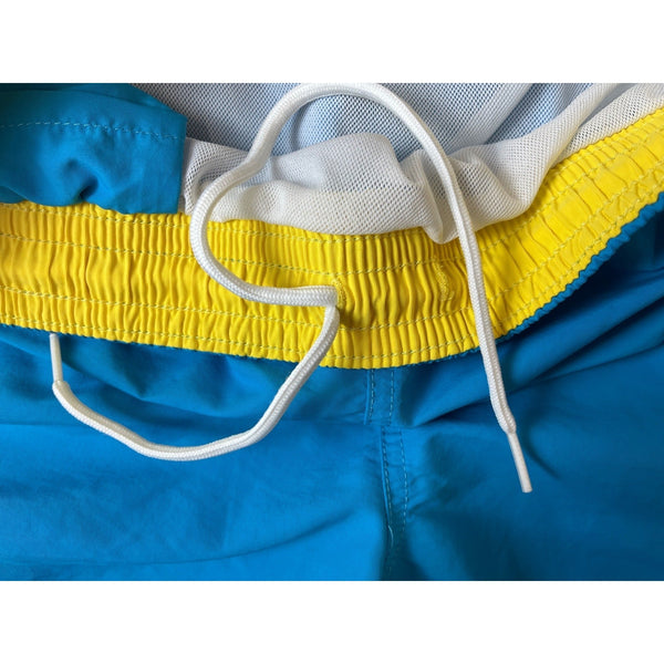 Polo Ralph Lauren Mens Blue Swim Trunks L Polyester Elastic Waistband Size L