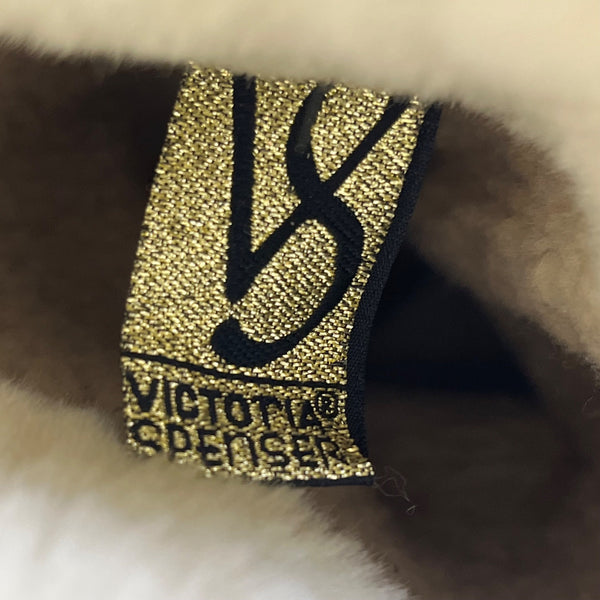 Victoria Spenser Women’s Brown Suede Faux Fur Lined Winter Boots Size 6