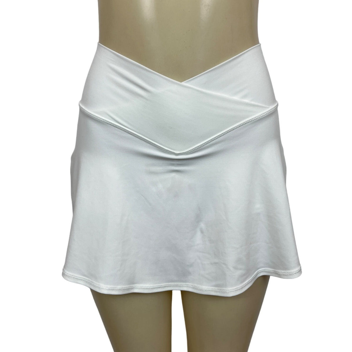 Offline Women's White High Waist Short Skirt Sz XS - NWT