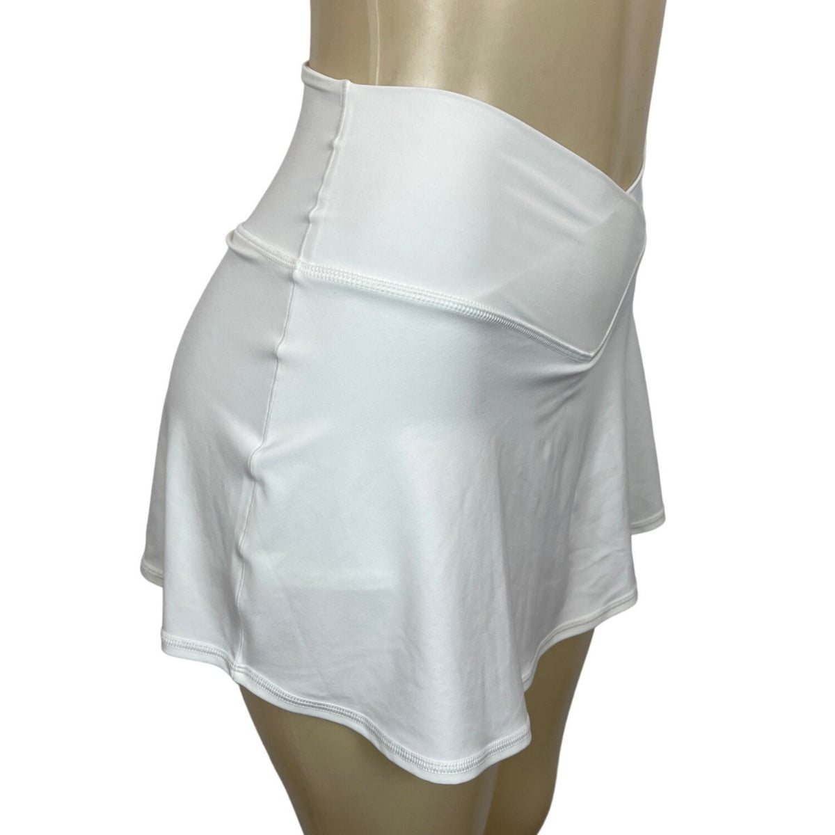 Offline Women's White High Waist Short Skirt Sz XS - NWT