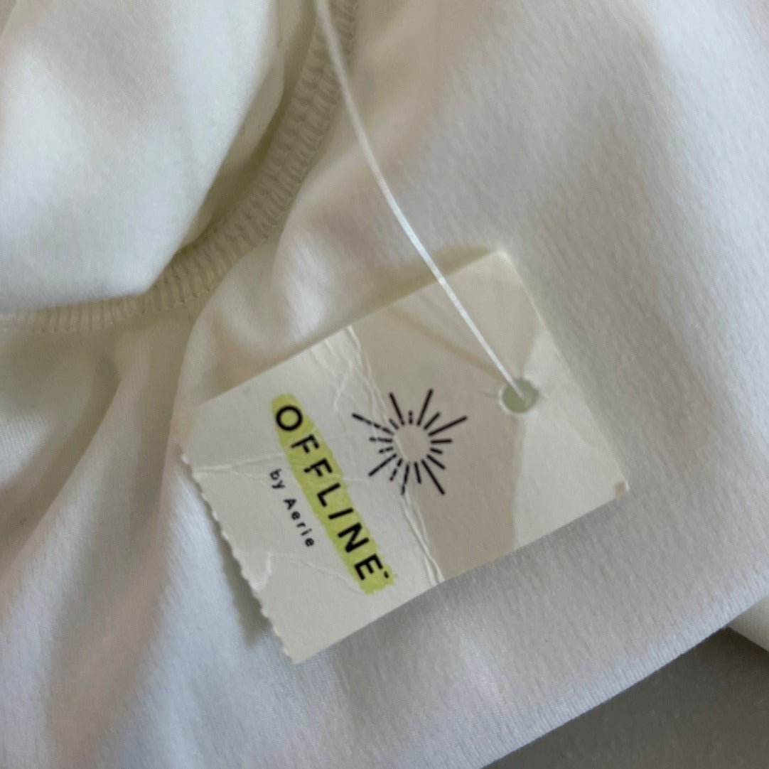 Offline Women's White High Waist Short Skirt Sz XS - NWT