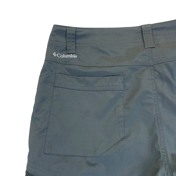 Columbia Mens Gray Convertible Hiking Pants With Omni-Shade UPF 50 Sz 34W 30L