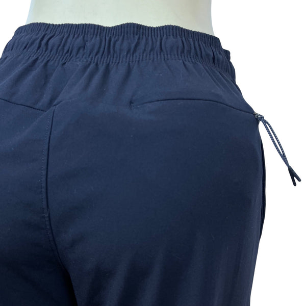 Reebok Women’s Black Elastic Waist Jogger Pants Polyester Blend Size M