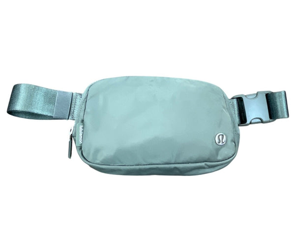 Lululemon Blue Agave Nylon Adjustable Strap On The Move Belt Bag Sz M