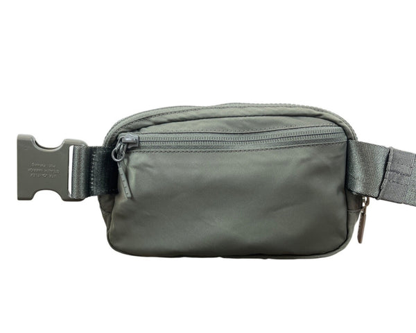 Lululemon Blue Agave Nylon Adjustable Strap On The Move Belt Bag Sz M