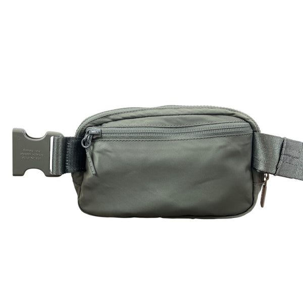 Lululemon Blue Agave Nylon Adjustable Strap On The Move Belt Bag Sz M