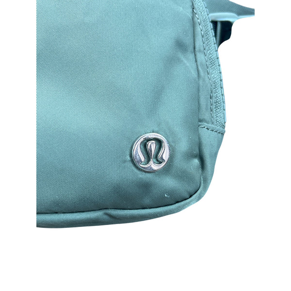 Lululemon Blue Agave Nylon Adjustable Strap On The Move Belt Bag Sz M